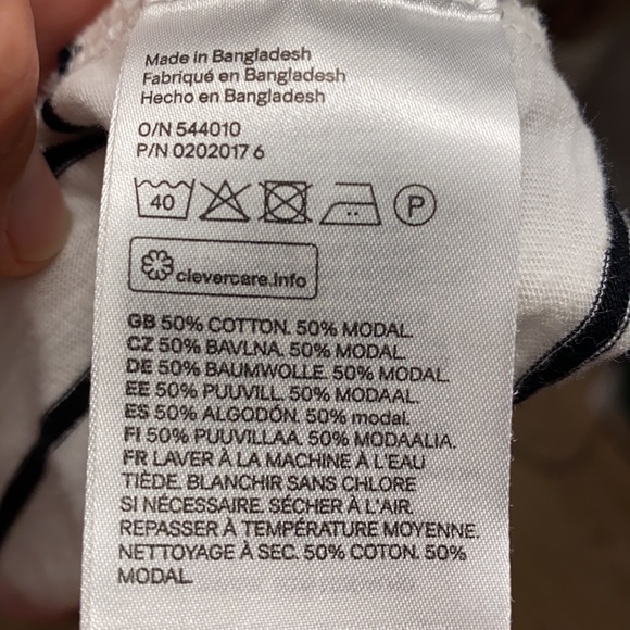 Cotton stripped mid dress - Picture 9 of 9